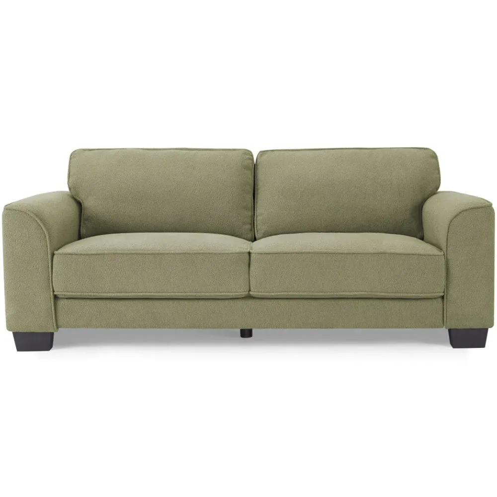 Jada 3-Seater Sofa - Green, Boucle