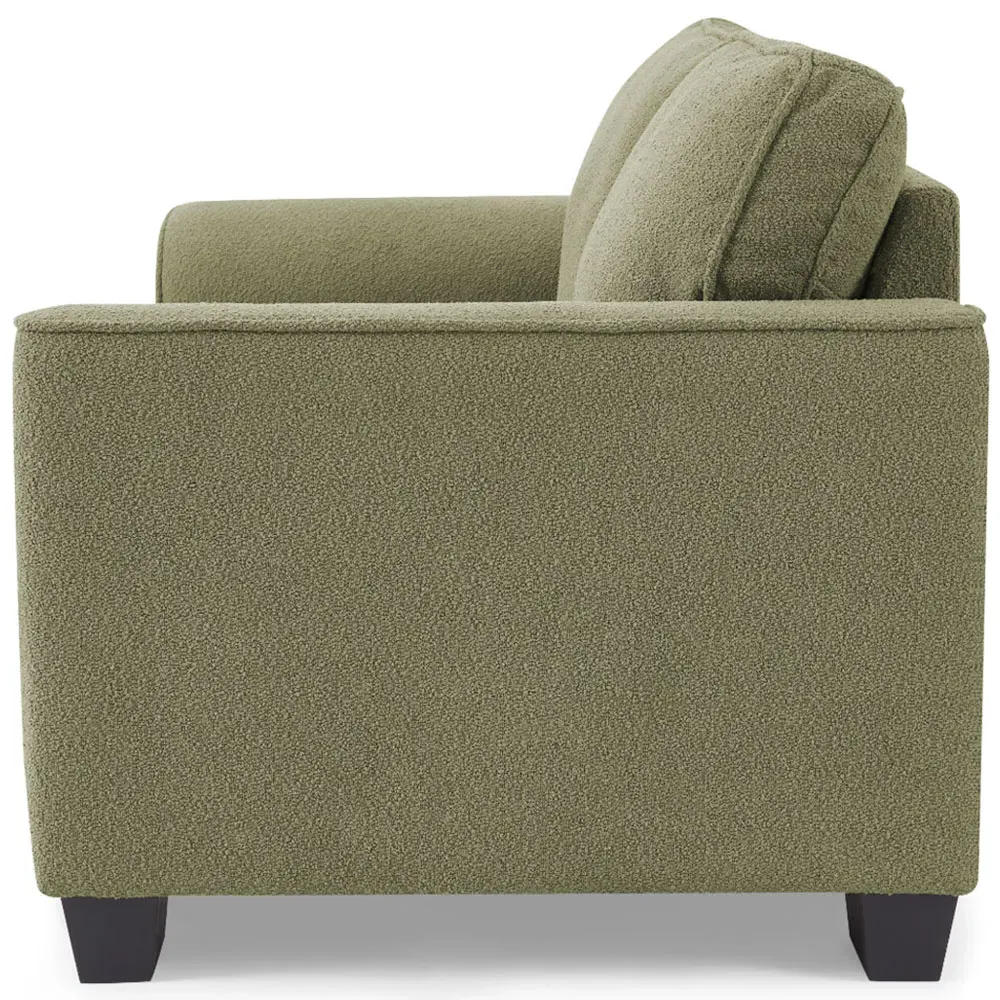 Jada 3-Seater Sofa - Green, Boucle