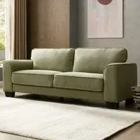 Jada 3-Seater Sofa - Green, Boucle