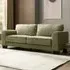 Jada 3-Seater Sofa - Green, Boucle