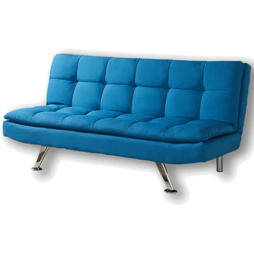 Kingston Double Sleeper Sofa Bed - Blue, Polyester