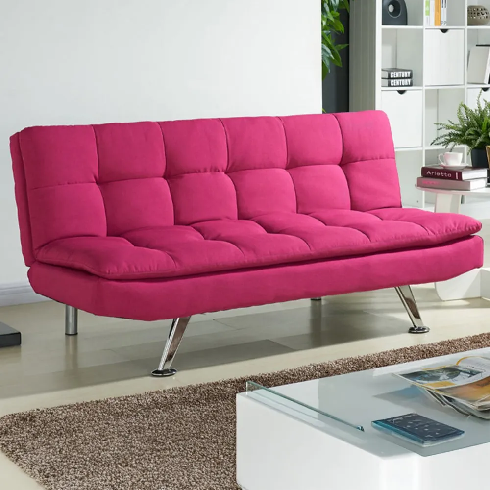 Kingston Double Sleeper Sofa Bed - Pink, Polyester image