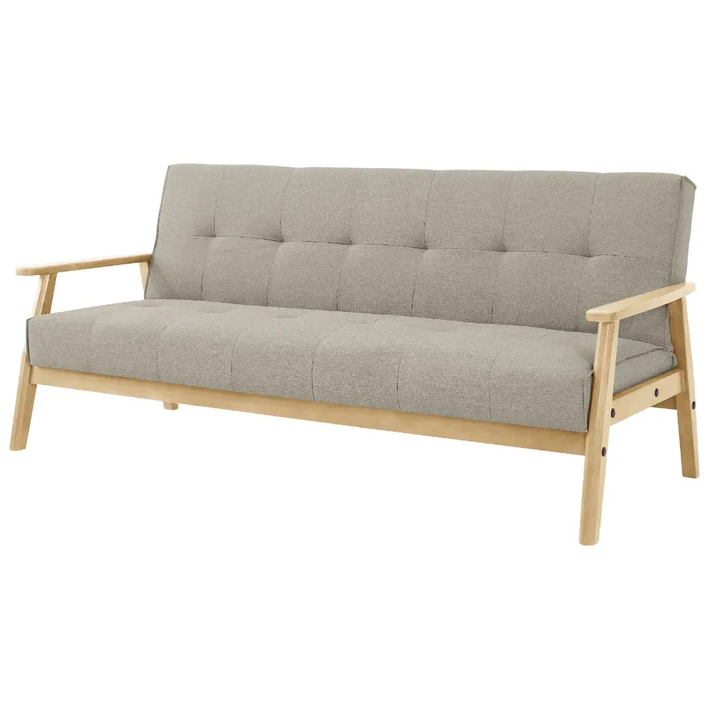 Langford 2-Seater Sofa Bed with Click-Clack - Cream