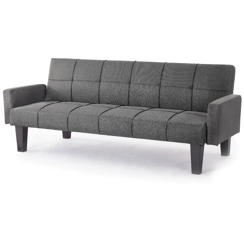 Levine Double Sleeper Sofa Bed with Click-Clack - Dark Grey