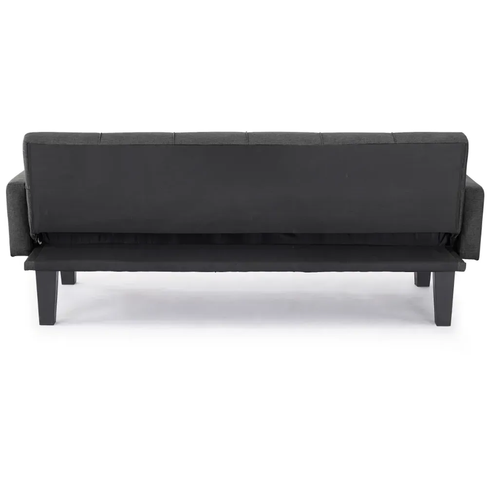 Levine Double Sleeper Sofa Bed with Click-Clack - Dark Grey
