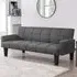 Levine Double Sleeper Sofa Bed with Click-Clack - Dark Grey