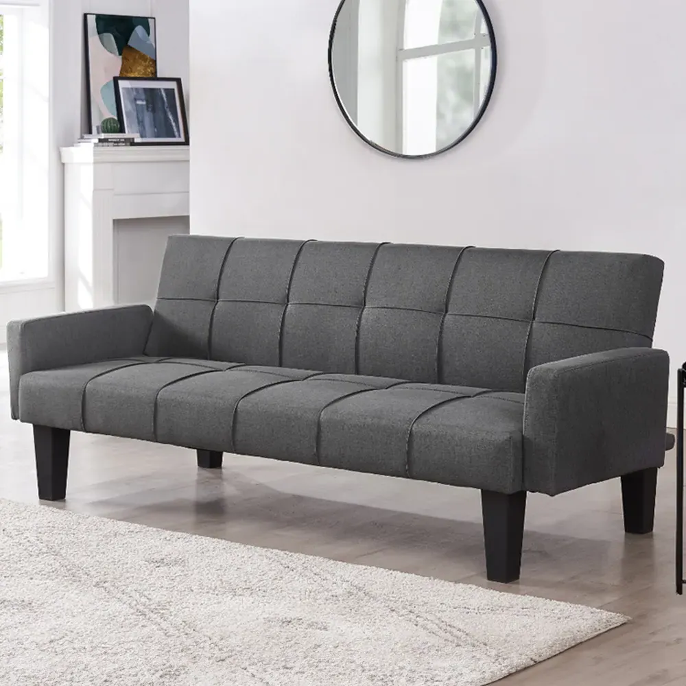 Levine Double Sleeper Sofa Bed with Click-Clack - Dark Grey image