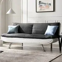 Michigan 2-Seater Sofa Bed with Click-Clack - Charcoal