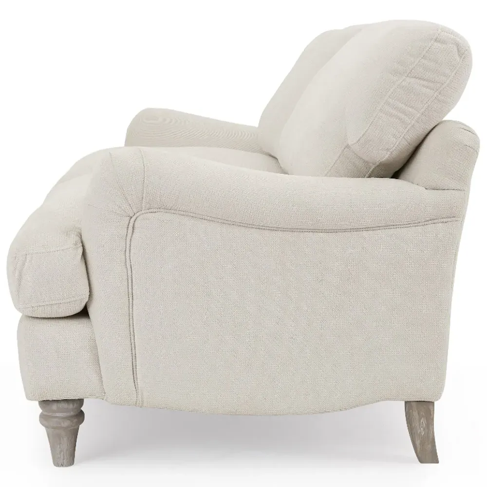Oxford 2-Seater Sofa - Ivory, Linen