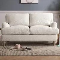 Oxford 2-Seater Sofa - Ivory, Linen