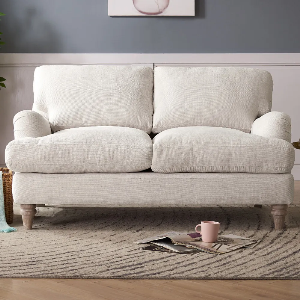 Oxford 2-Seater Sofa - Ivory, Linen image