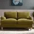 Oxford 2-Seater Sofa - Olive Green, Velvet
