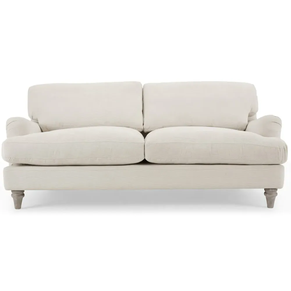 Oxford 3-Seater Sofa - Ivory, Linen