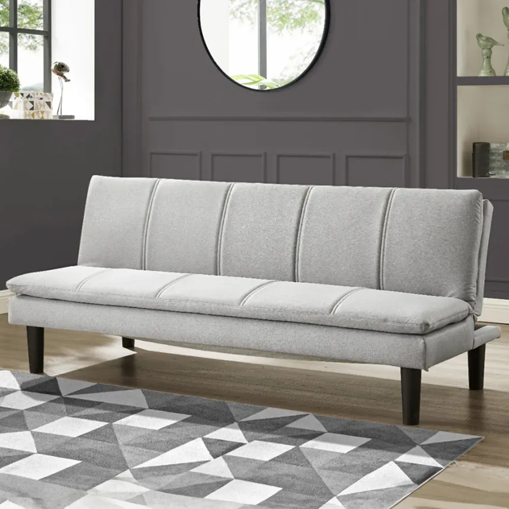 Pearse 2-Seater Sofa Bed with Clic-Clac - Light Grey image
