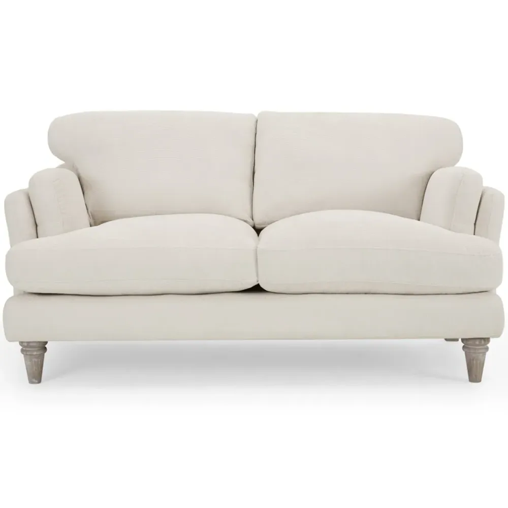 Regent 2-Seater Sofa - Ivory, Linen