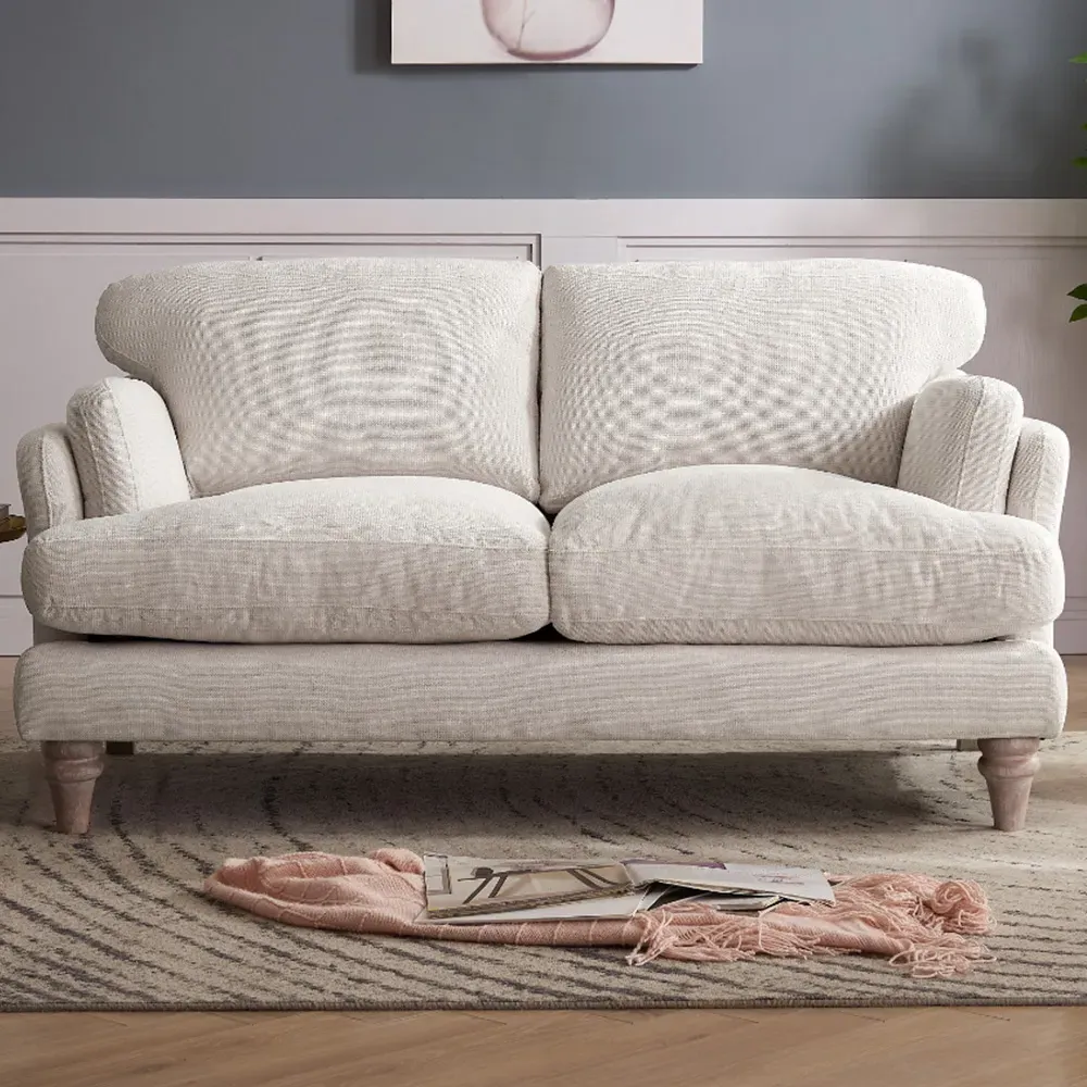 Regent 2-Seater Sofa - Ivory, Linen image