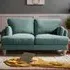 Regent 2-Seater Sofa - Teal, Velvet