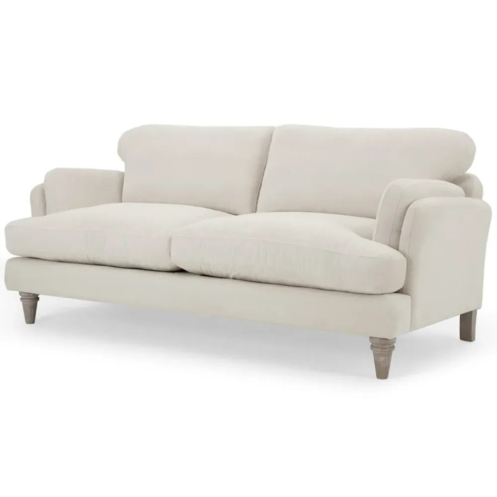Regent 3-Seater Sofa - Ivory, Linen
