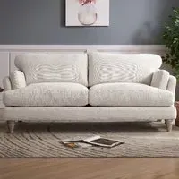 Regent 3-Seater Sofa - Ivory, Linen