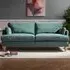 Regent 3-Seater Sofa - Teal, Velvet