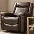 Rowan Single Seater Recliner Sofa - Brown, Faux Leather