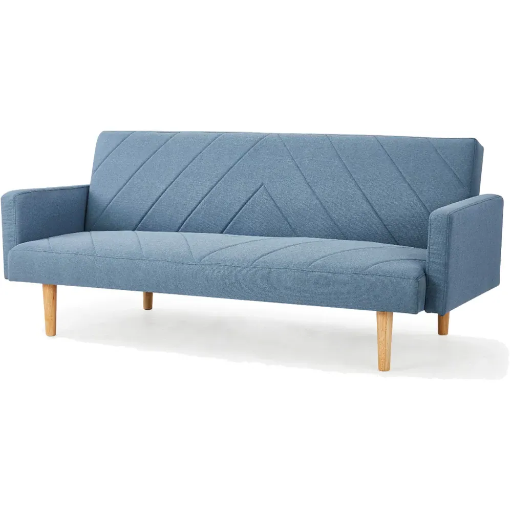 Ryan 2-Seater Sofa Bed with Clic-Clac - Blue