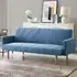 Ryan 2-Seater Sofa Bed with Clic-Clac - Blue