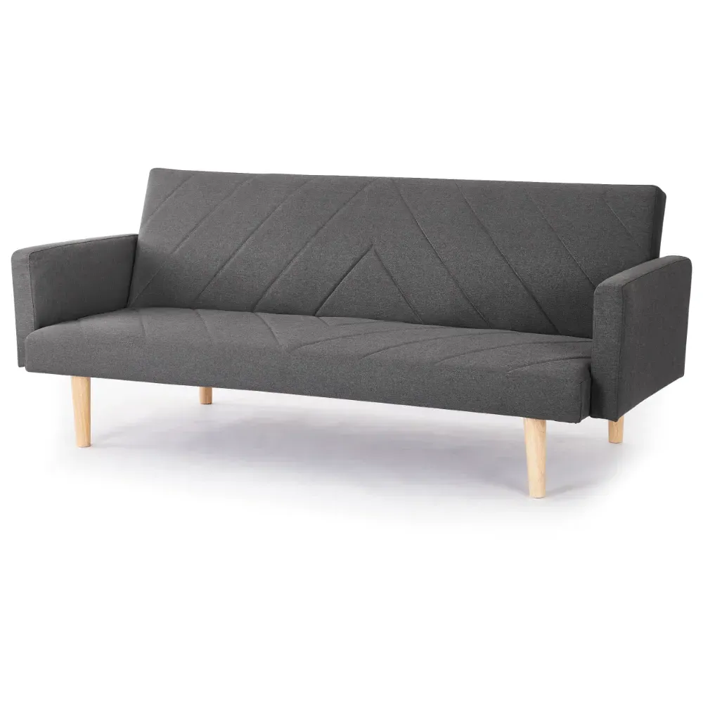 Ryan 2-Seater Sofa Bed with Clic-Clac - Dark Grey