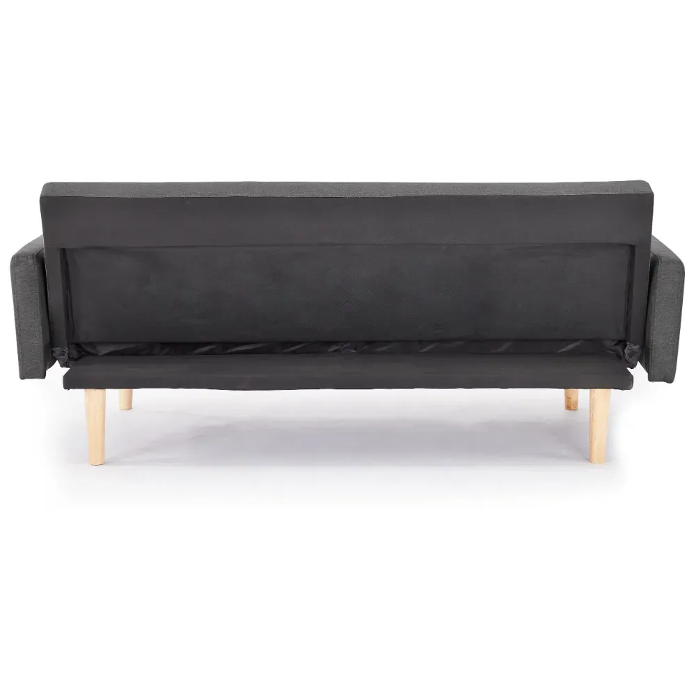 Ryan 2-Seater Sofa Bed with Clic-Clac - Dark Grey