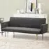 Ryan 2-Seater Sofa Bed with Clic-Clac - Dark Grey