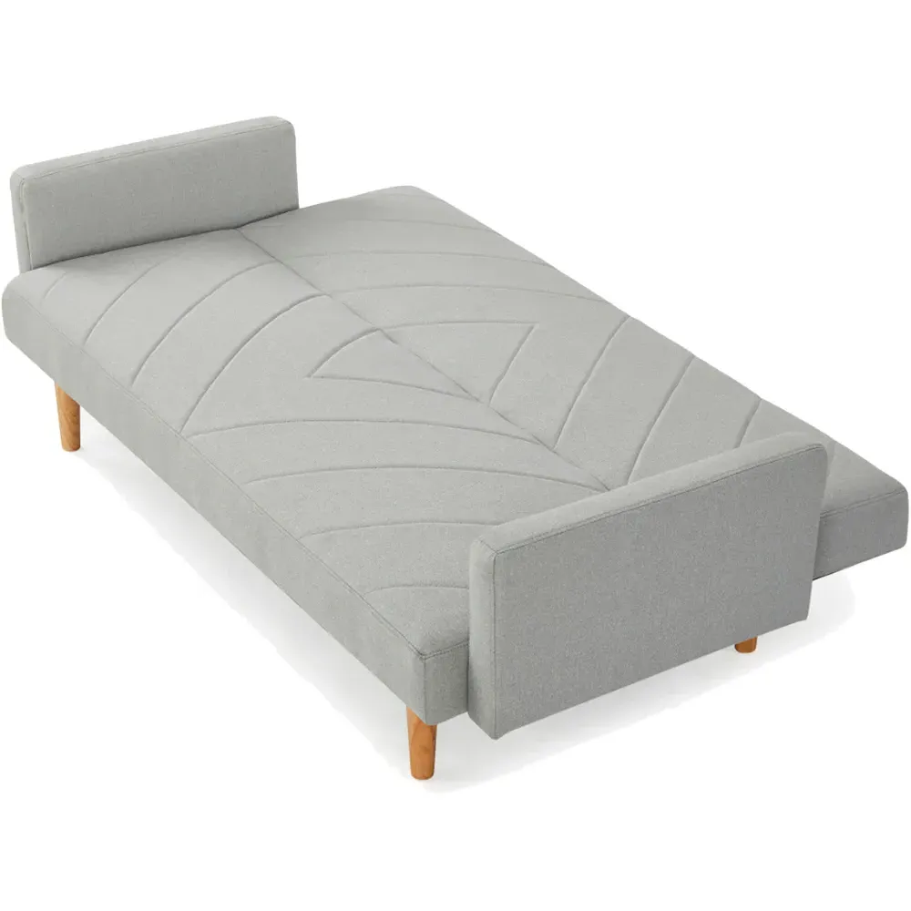 Ryan 2-Seater Sofa Bed with Clic-Clac - Light Grey