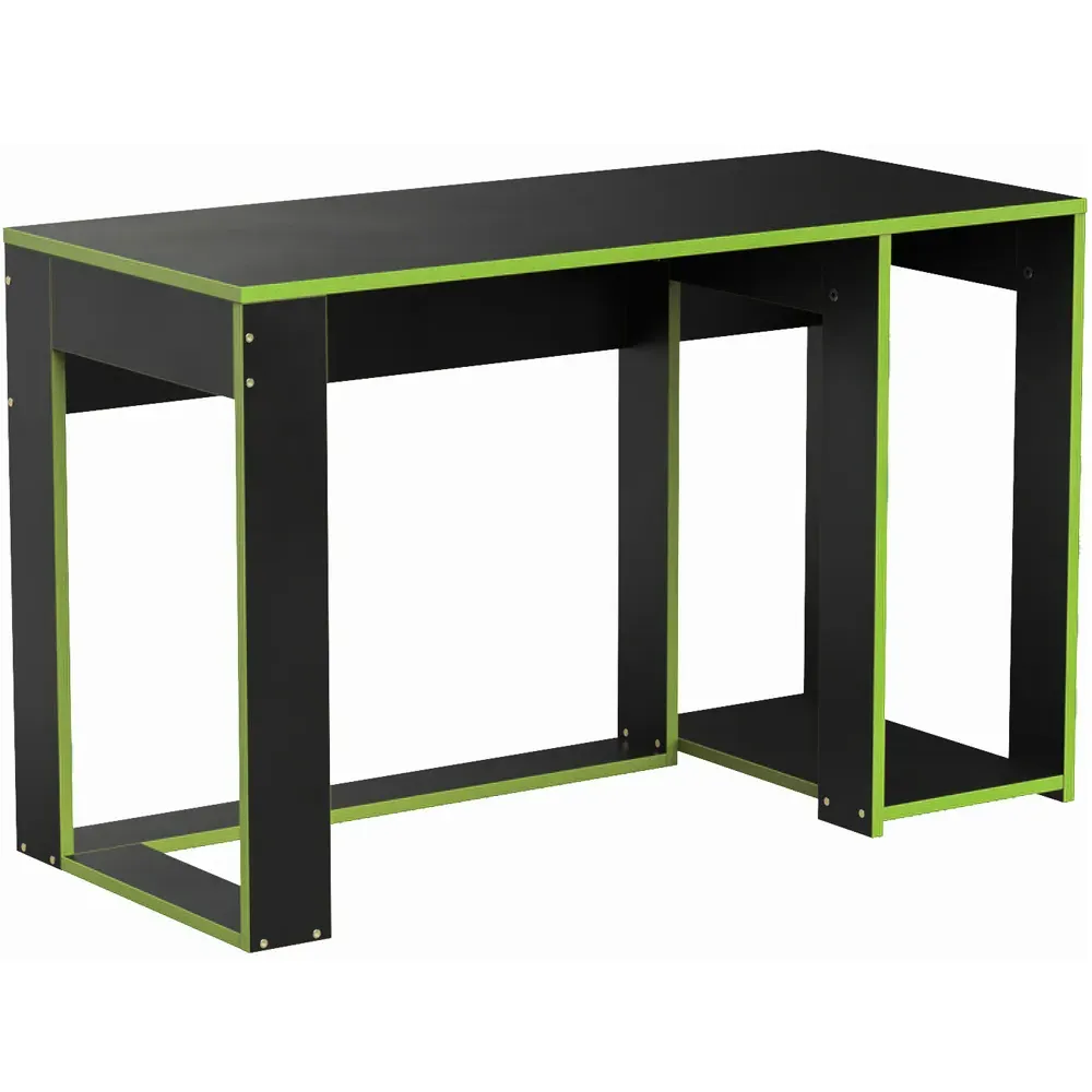 Ryker Ergonomic Gaming Desk - Black, Green