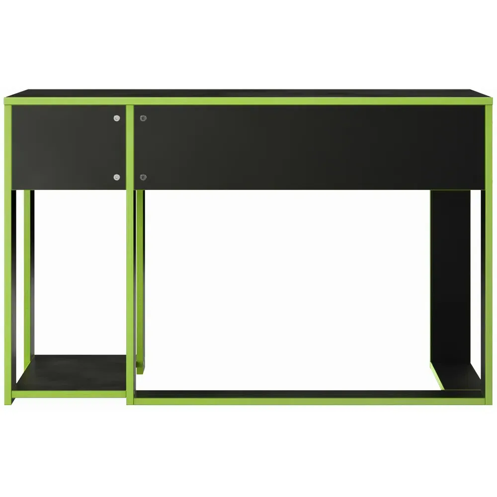 Ryker Ergonomic Gaming Desk - Black, Green