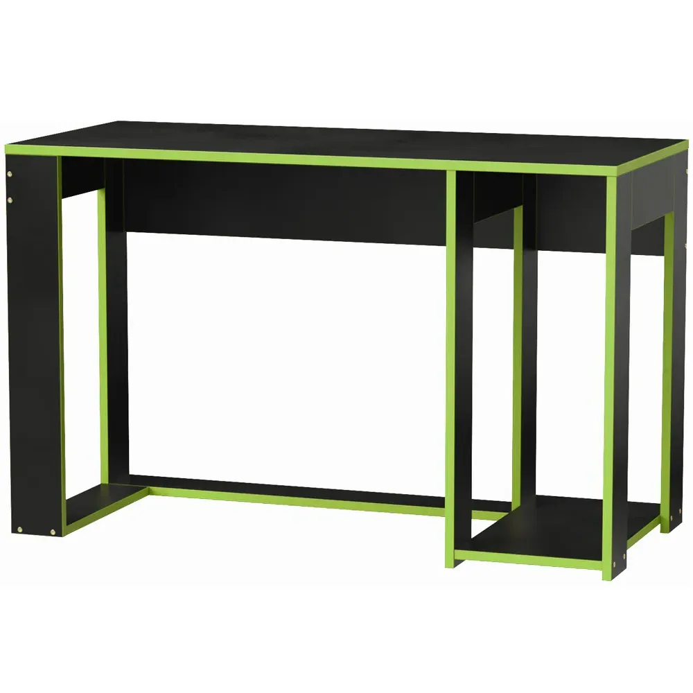 Ryker Ergonomic Gaming Desk - Black, Green