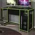 Ryker Ergonomic Gaming Desk - Black, Green