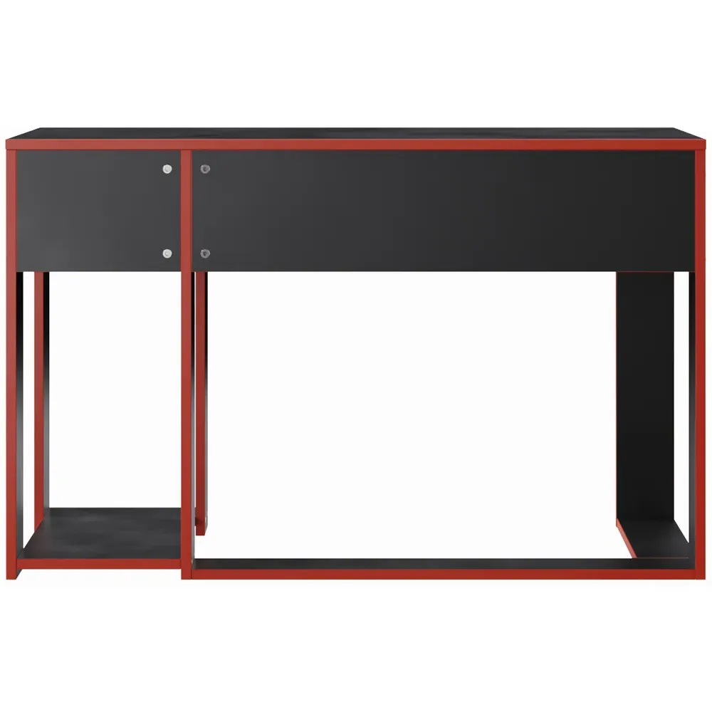 Ryker Ergonomic Gaming Desk - Black, Red