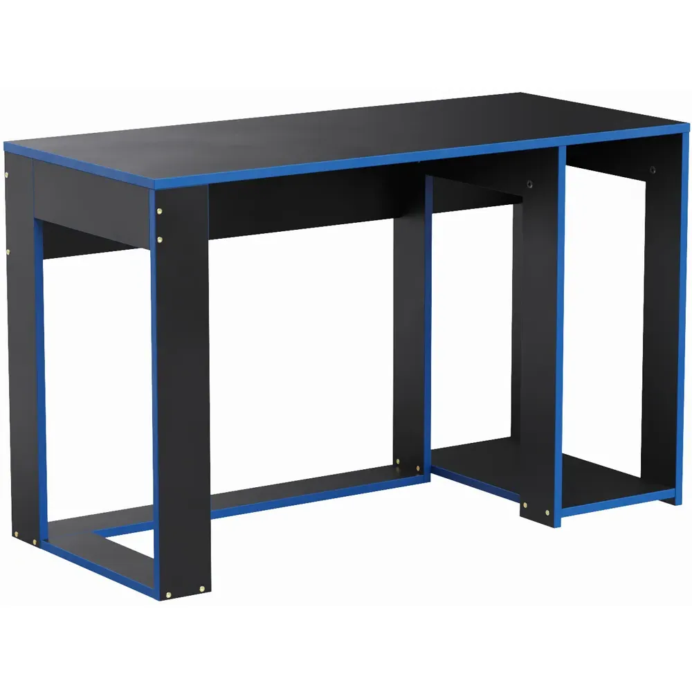 Ryker Gaming Desk - Black and Blue