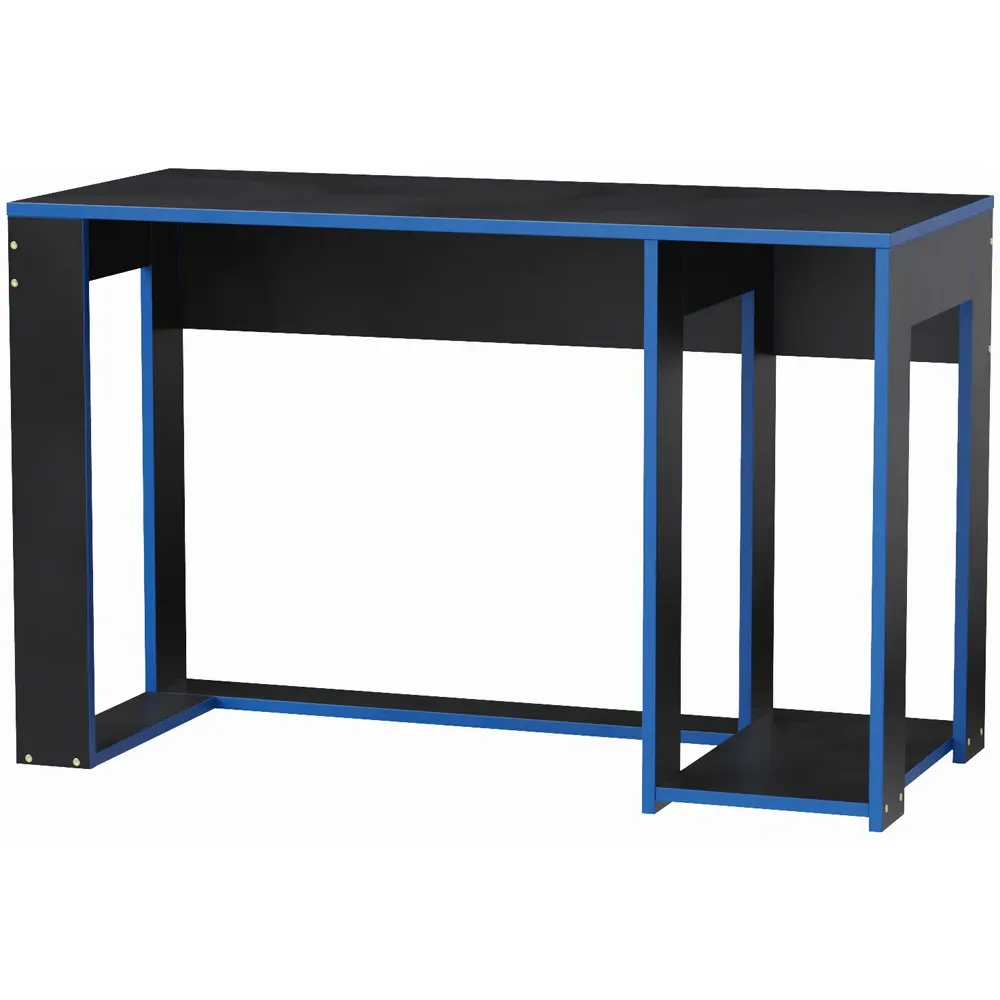 Ryker Gaming Desk - Black and Blue