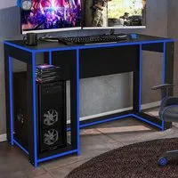 Ryker Gaming Desk - Black and Blue