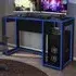 Ryker Gaming Desk - Black and Blue