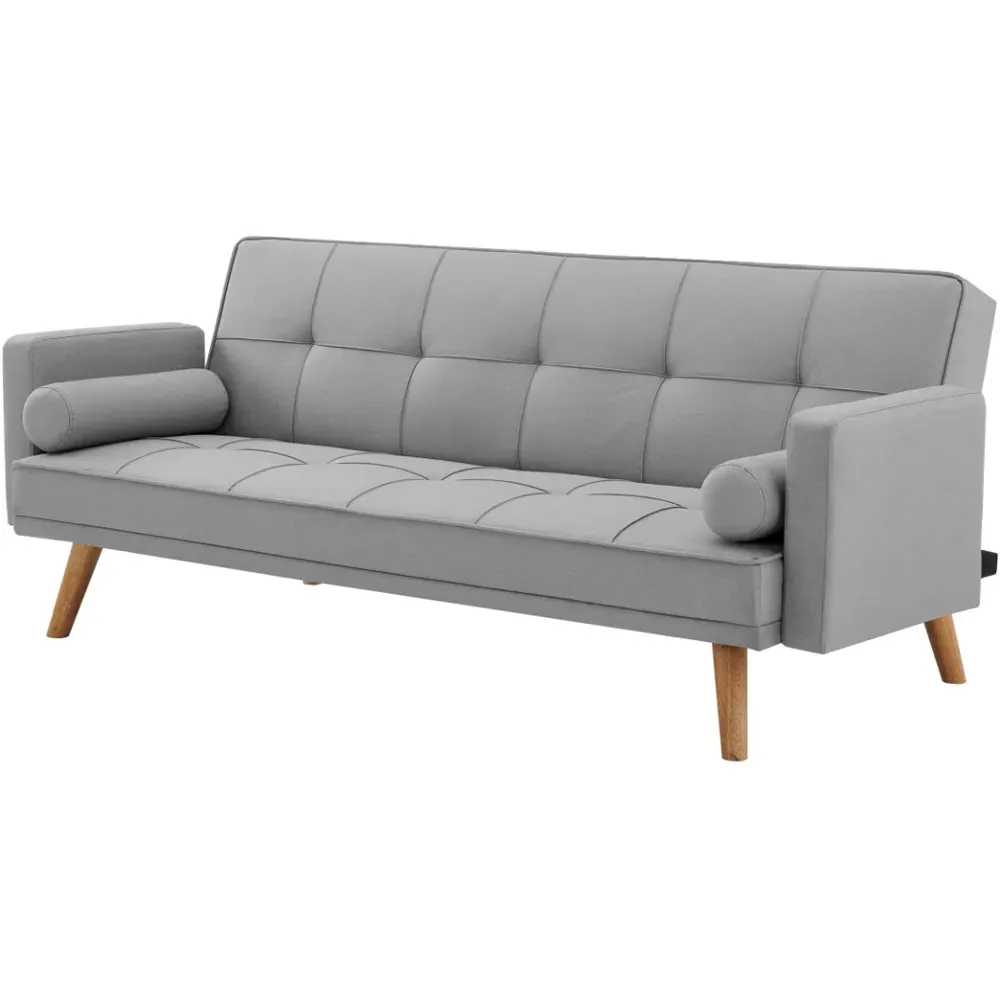 Sarnia Double Sleeper Sofa Bed - Light Grey, Fabric