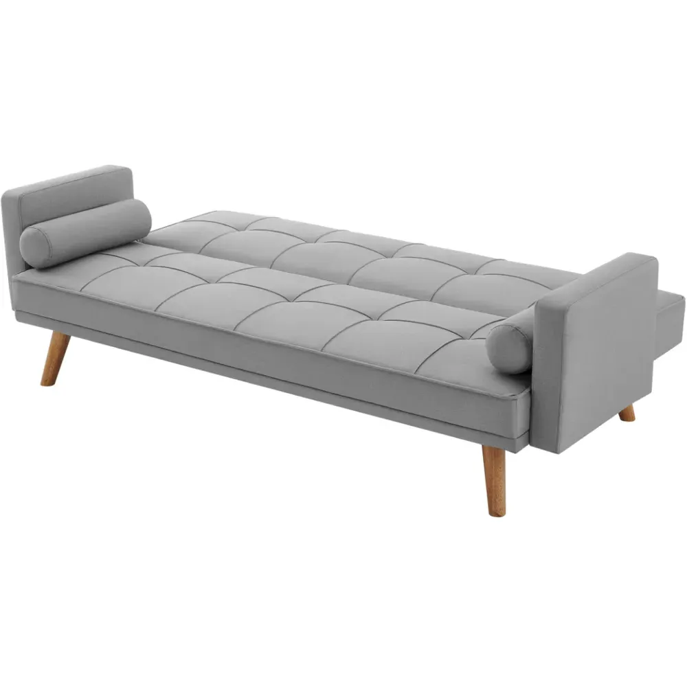 Sarnia Double Sleeper Sofa Bed - Light Grey, Fabric