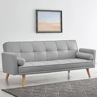 Sarnia Double Sleeper Sofa Bed - Light Grey, Fabric