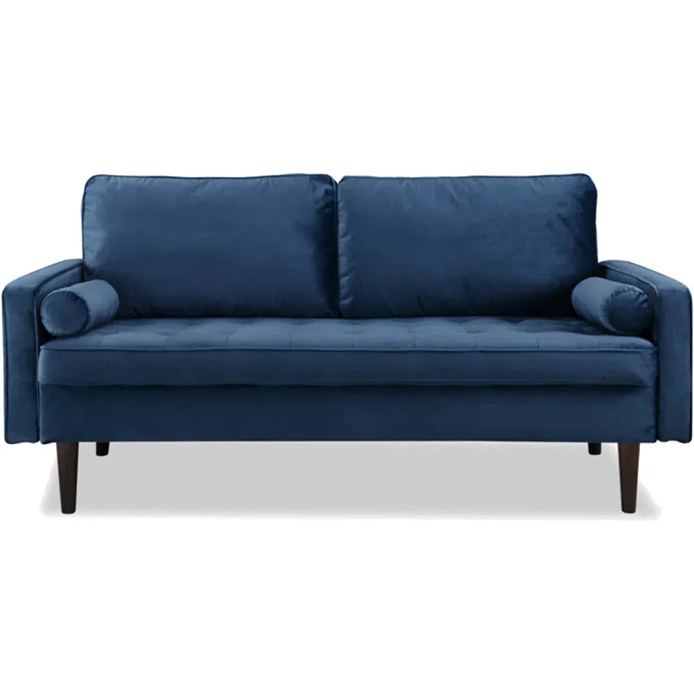 Scott 3-Seater Sofa - Blue, Velvet