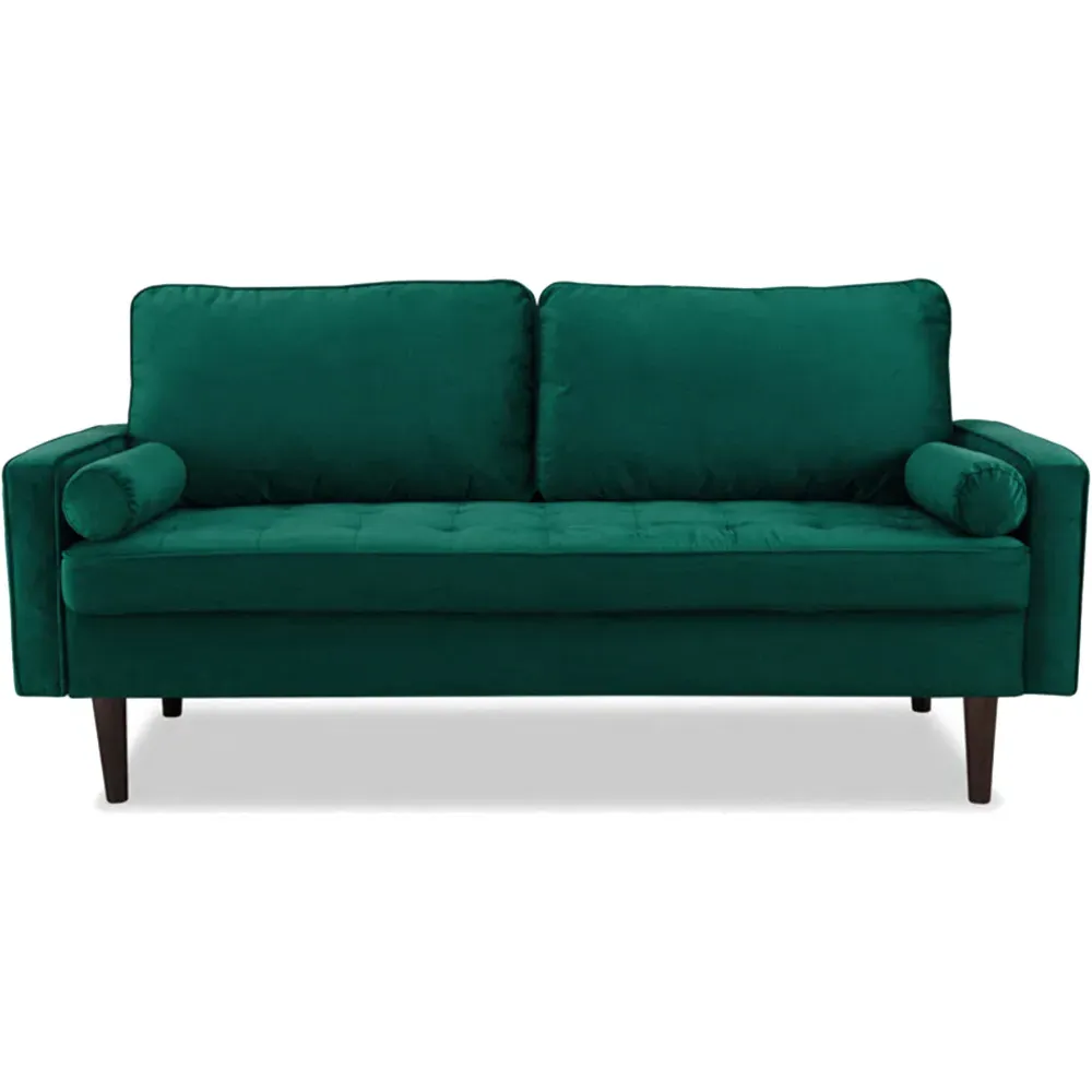 Scott 3-Seater Sofa - Green, Velvet