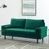 Scott 3-Seater Sofa - Green, Velvet