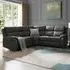 Selby 5-Seater Recliner Sofa - Grey, Air Leather