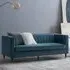 Thomas 3-Seater Sofa - Blue, Velvet