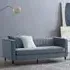 Thomas 3-Seater Sofa - Grey, Velvet