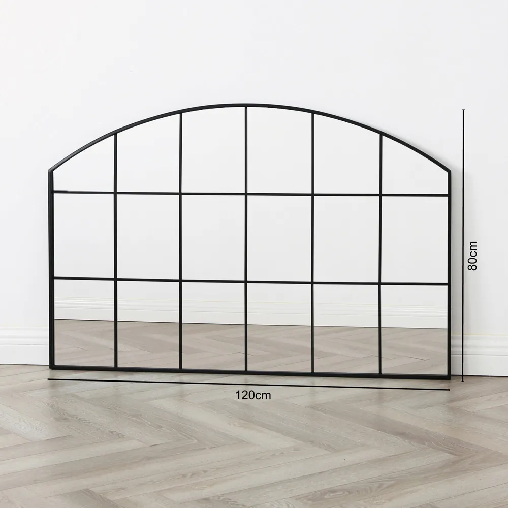 Aion Arch Wall Mirror - Black